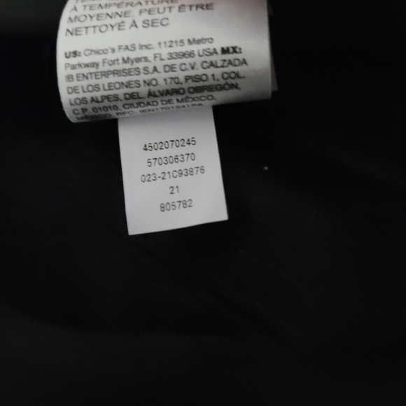 Chico's Leopard Print Long Sleeve Gold Snap Down Jacket - Picture 6 of 7